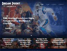 Tablet Screenshot of dreampointsports.com